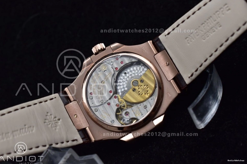 SS Dial Strap RG A23J GRF Nautilus Edition on Gray 912 Premium Brown Best 5712 Croco 0115